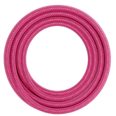 Calex Creations Textiel kabel - Roze - 1.5meter